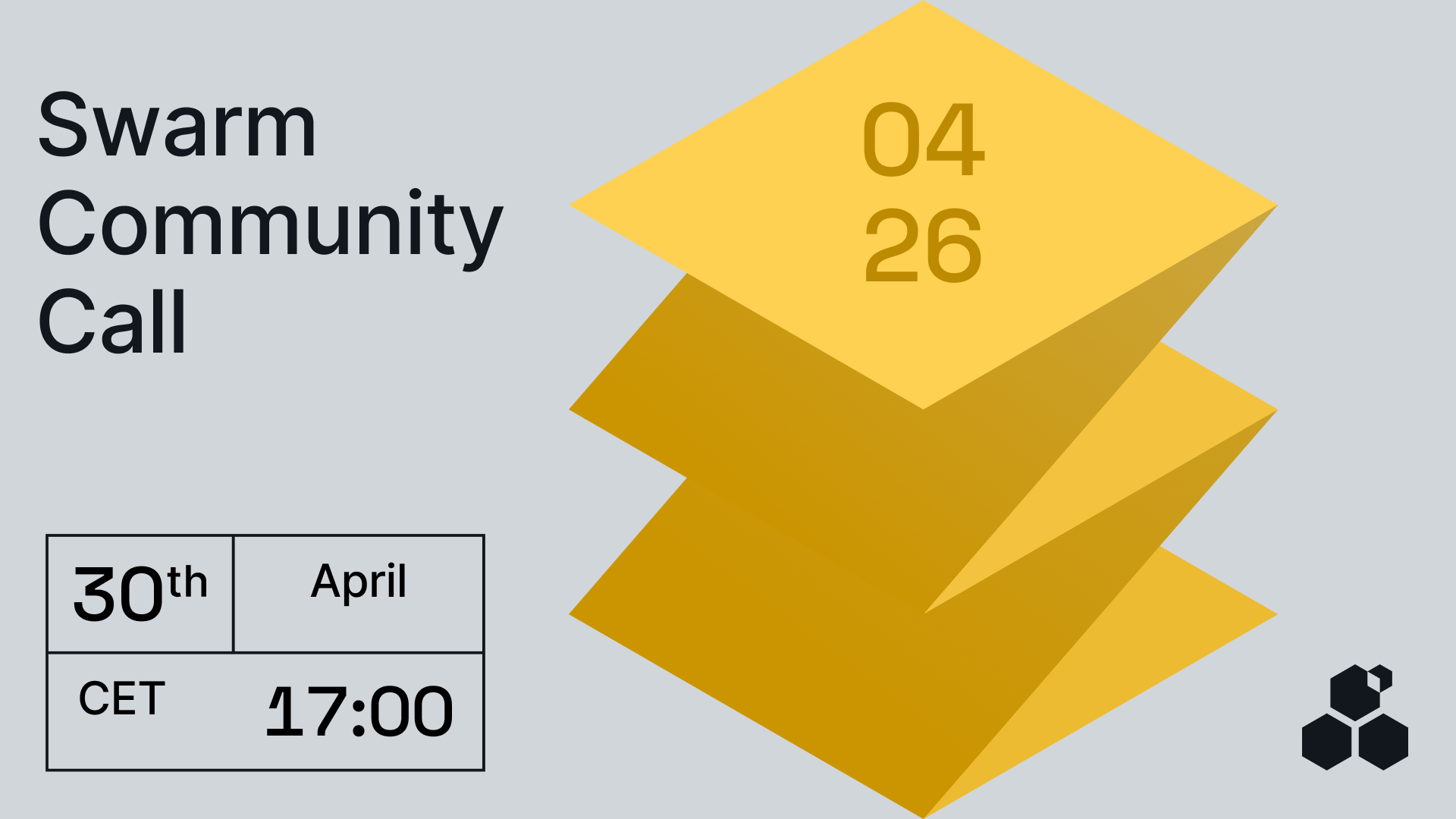 April 30 Community Call